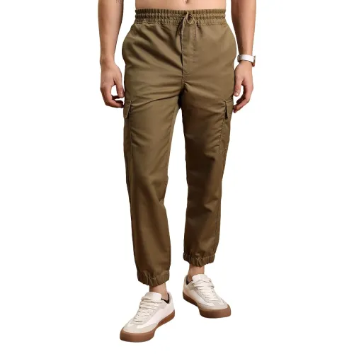 Image of Highlander Men's Cargo Jogger Trousers| Utility Pockets | Trouser for Men