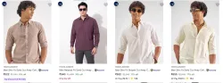 HIGHLANDER Mens Casual Shirts at minimum 74% Discount