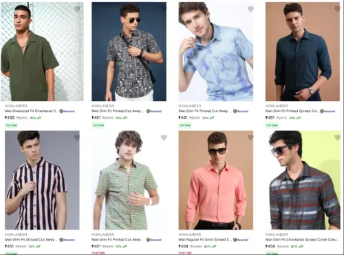 Image of Highlander Men's Shirts up to 80% Discount