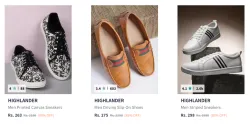 Highlander Mens Casual Shoes starting at ₹263