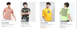 Highlander Mens Clothing Starting at ₹143