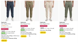Highlander Mens Regular Pants Minimum 75% Discount