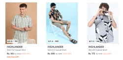  Highlander Mens Shirts at minimum 90% Discount