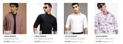 HIGHLANDER mens shirt up to 90% Discount 