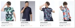 Highlander Mens Shirts at minimum 90% Discount