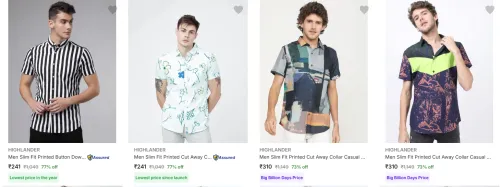 Image of Highlander Men's Shirts upto 77% Discount