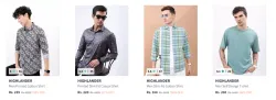 Highlander Mens Shirts upto 88% Discount