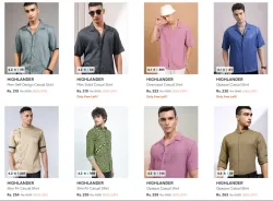 Highlander Men's Shirts up to 90% Discount