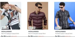 Highlander Mens Shirts @ Upto 90% Discount 