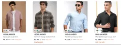 HIGHLANDER mens shits up to 90% Discount 