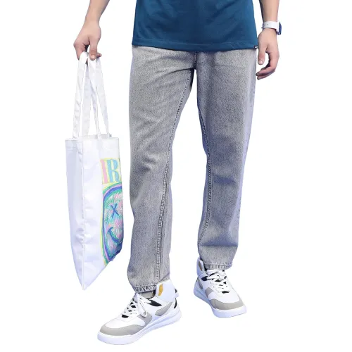 Image of Highlander Mens Straight Fit Denim Jeans for Man|Cropped Length|Jeans for man