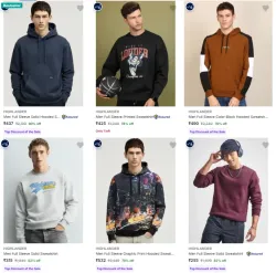 HIGHLANDER Mens Sweatshirts at minimum 72% Discount