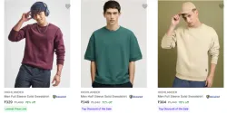 HIGHLANDER Mens Sweatshirts Starting @ ₹329