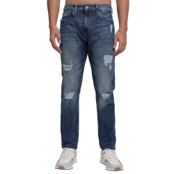Highlander Mens Tapered Fit Denim Jeans