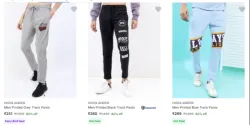 Highlander Mens Track Pants upto 82% Discount