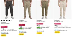 HIGHLANDER Mens Trousers at minimum 75% Discount