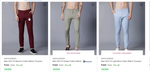 Image of Highlander Mens Trousers up to 83% off