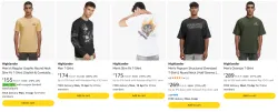 Highlander mens tshirts upto 70% discount 
