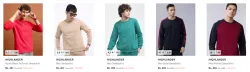 HIGHLANDER Sweatshirts starting @ ₹259