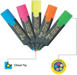 FLAIR Super Glow Highlighter with Correction Pen (Set of 6)