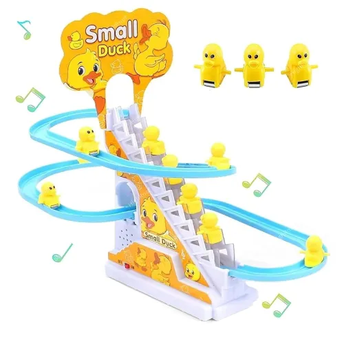 Image of HighRoof Happy Musical Duck Track Slide Toys 