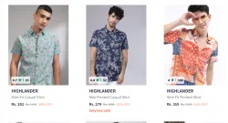 Higlander Men Fashion Shirt Minimum 80% Discount 