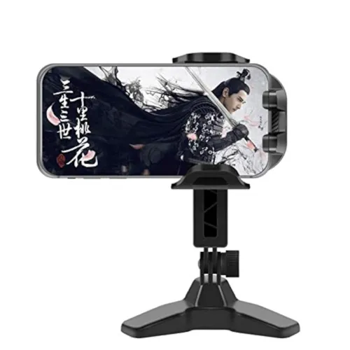 Image of Hiker Desktop Universal 360° Tabletop Mobile Phone Holder Stand for Online Studies, Lectures, Insta Reels, Video Calls o
