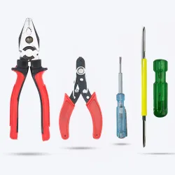 Hillgrove HGCM148M1 8 \inch Heavy Duty Grip Combination Pilash Hand Tool Lineman Plier with Wire Cutter, Line Tester an