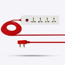 Hillgrove Surge Protector Extension Board 4 Socket + 1 Switch (5 Meter)
