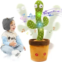 HILLSTAR Dancing Cactus Talking Toy