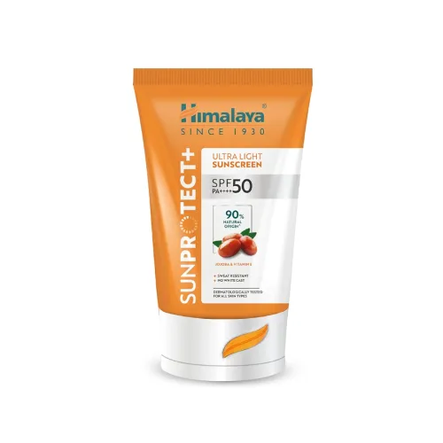 Image of Himalaya All Skin Sunprotect +|Ultra-Light Sunscreen Cream|Spf 50 Pa ++++|90% Natural Origin Ingredients|Zero White Cast