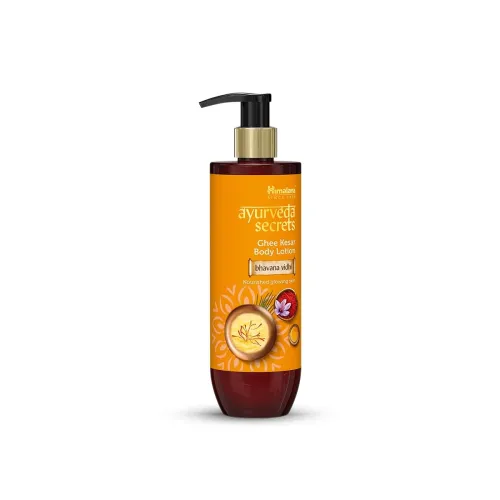 Image of Himalaya Ayurveda Secrets Ghee Kesar Moisturizing Body Lotion 200ml