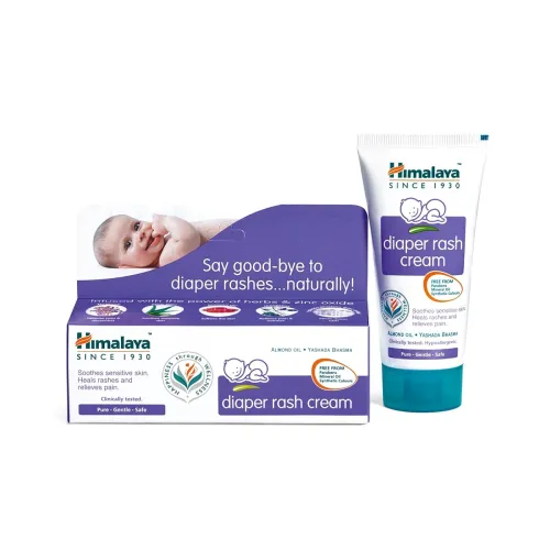 Image of Himalaya Baby Diaper Rash Cream (100g) | Relieves Rashes, reduces Redness & Irritation | 