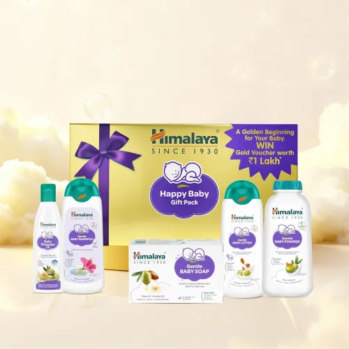 Image of Himalaya Baby Golden Gift Pack Complete Newborn Care Kit