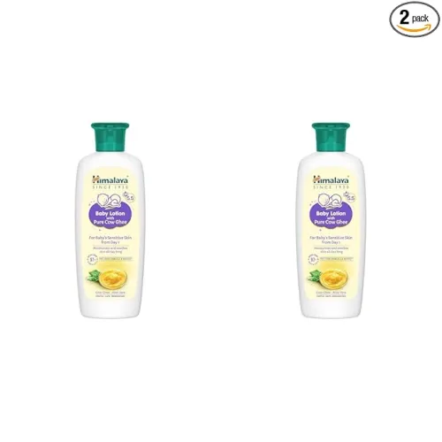 Image of Himalaya Baby Lotion with Pure Cow Ghee 100ml (Pack of 2)