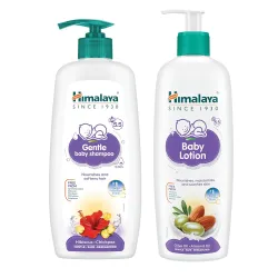 Himalaya Baby Shampoo (400ml) + Baby Lotion (400ml) - Combo Set