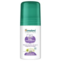 Himalaya Baby Tummy Roll On (40ml) with 5 Natural Oils including Hing, Saunf, Cardamom | Eases Tummy Discomfort & Indige