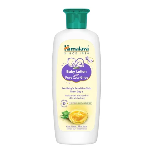 Image of Himalaya Baby Lotion with Pure Cow Ghee & pH5.5 (100ml)