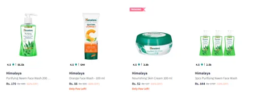 Image of Himalaya Beauty Products upto 62% Discount
