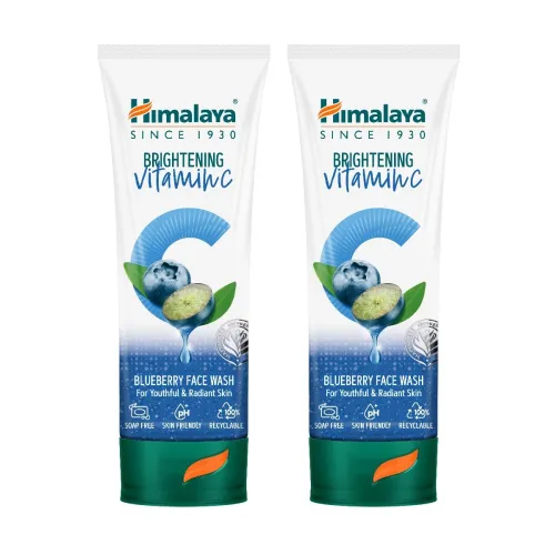 Image of Himalaya Brightening Vitamin C Blueberry Face Wash 100ml