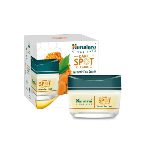 Image of Himalaya Dark Spot Clearing Face Cream for Glowing Skin | Niacinamide, Glycolic Acid & organically sourced turmeric | 50