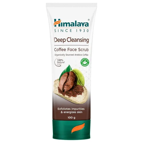 Image of Himalaya Deep Cleasing Coffee Face Scrub | Organically sourced Arabica Coffee | 100% Natural Exfoliants | Exfoliates bla