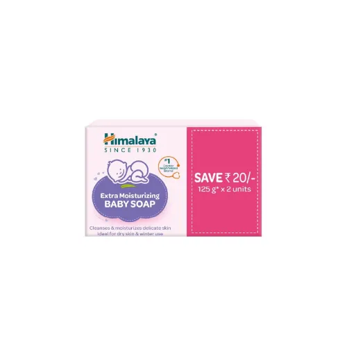 Image of Himalaya Extra Moisturizing Baby Soap 125 g (Pack of 2)