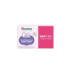 Himalaya Extra Moisturizing Baby Soap 125 g (Pack of 2)