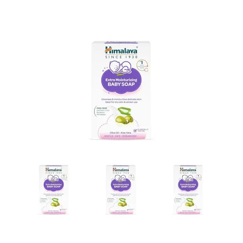 Image of Himalaya Extra Moisturizing Baby Soap 125g Pack of 16