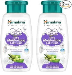 Himalaya Extra Moisturizing Baby Wash, 200ml (Pack of 2)