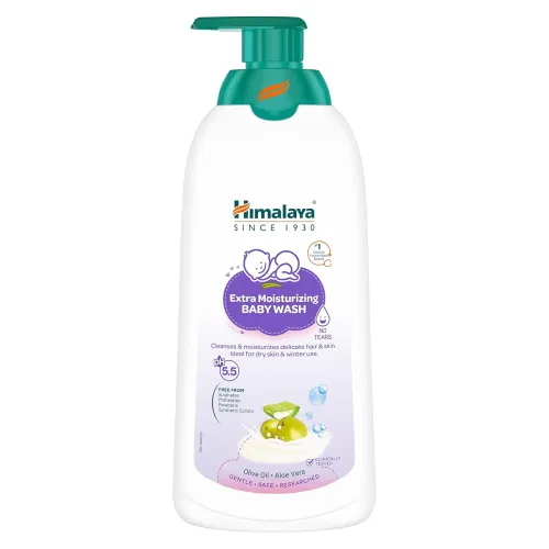 Image of Himalaya Extra Moisturizing Baby Wash (600Ml),Lotion