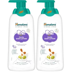 Himalaya Gentle Baby Lotion 400ml with Almond oil, Olive oil, Country Mallow