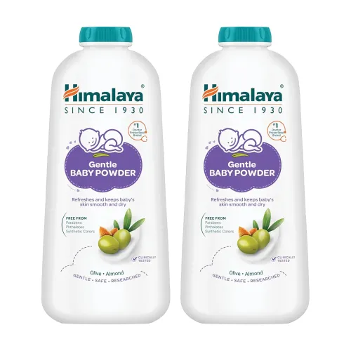 Image of Himalaya Gentle Baby Powder 400g x 2 | No.1 Baby Powder brand | 99% NOI