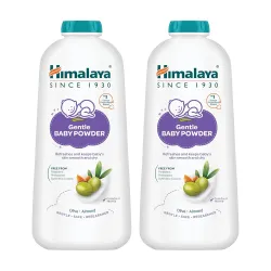 Himalaya Gentle Baby Powder 400g x 2 | No.1 Baby Powder brand | 99% NOI